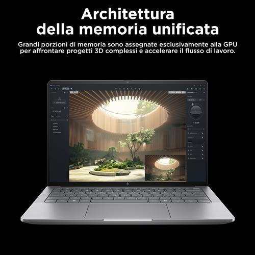 HP ZBook Ultra G1a Wolf Pro Security Edition Copilot+ PC AMD Ryzen AI Max+ PRO 395 Workstation mobile 35,6 cm (14