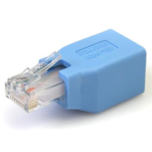 StarTech.com ROLLOVER adattatore per inversione del genere dei cavi RJ-45 Blu