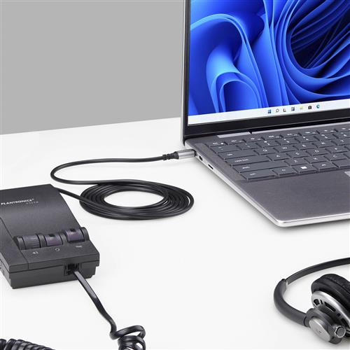 USB-C TO RJ9 ADAPTER/DONGLE - FOR OFFICE PHONE HANDSET/HEADSET