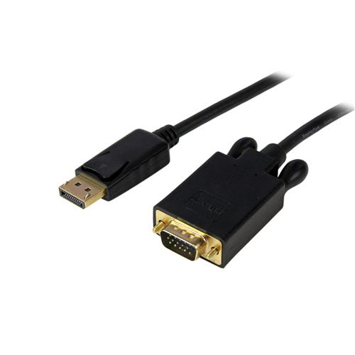 StarTech.com DP2VGAMM6B cavo e adattatore video VGA (D-Sub) Nero