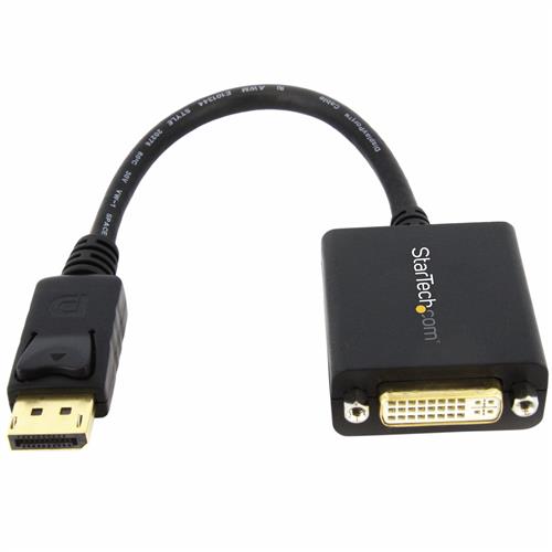 StarTech.com DP2DVI2 cavo e adattatore video 0,152 m DVI-I Nero