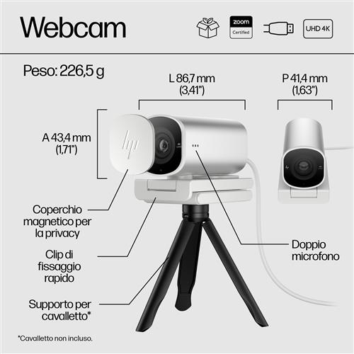 HP 960 4K STR WEBCAM EUROPE - ENGLISH LOCALIZATION