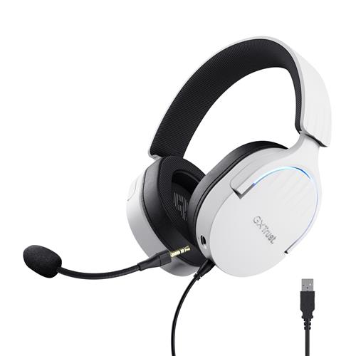 GAMING GXT 490 FAYZO CUFFIE GAMING USB 7.1  -  BIANCO