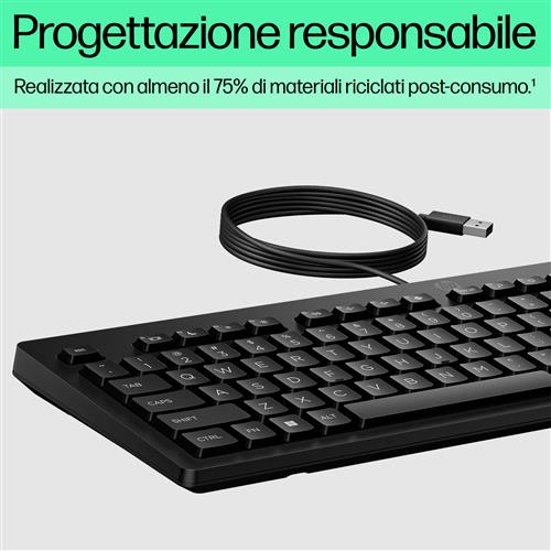 HP Tastiera cablata 125 G2 USB