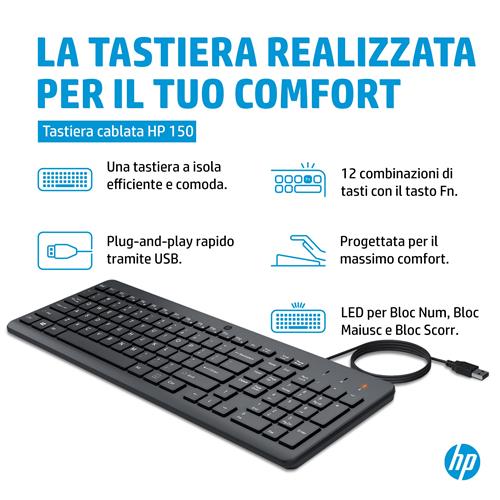 HP Tastiera cablata 150