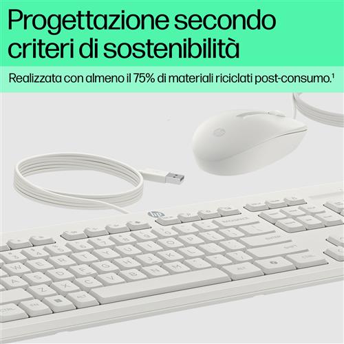 225 WIRED MOUSE AND KB G2 CWH