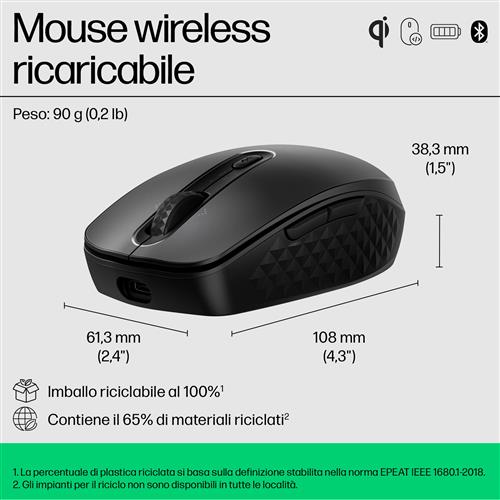 695 QI-CHARGING WIRELESS MOUSE .
