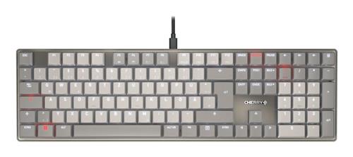 CHERRY KC 500 MX LP tastiera Casa/ufficio USB QWERTZ Tedesco Grigio