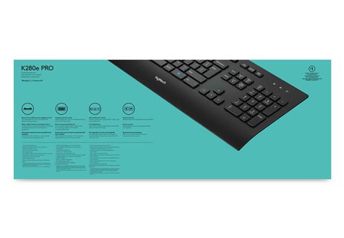 Logitech K280E Pro f/ Business tastiera Ufficio USB AZERTY Francese Nero