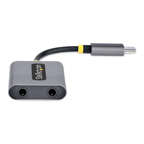 StarTech.com USBC-AUDIO-SPLITTER splitter audio Grigio