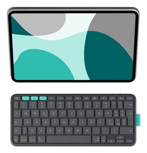Logitech Flip Folio QWERTY Italiano Bluetooth Grafite