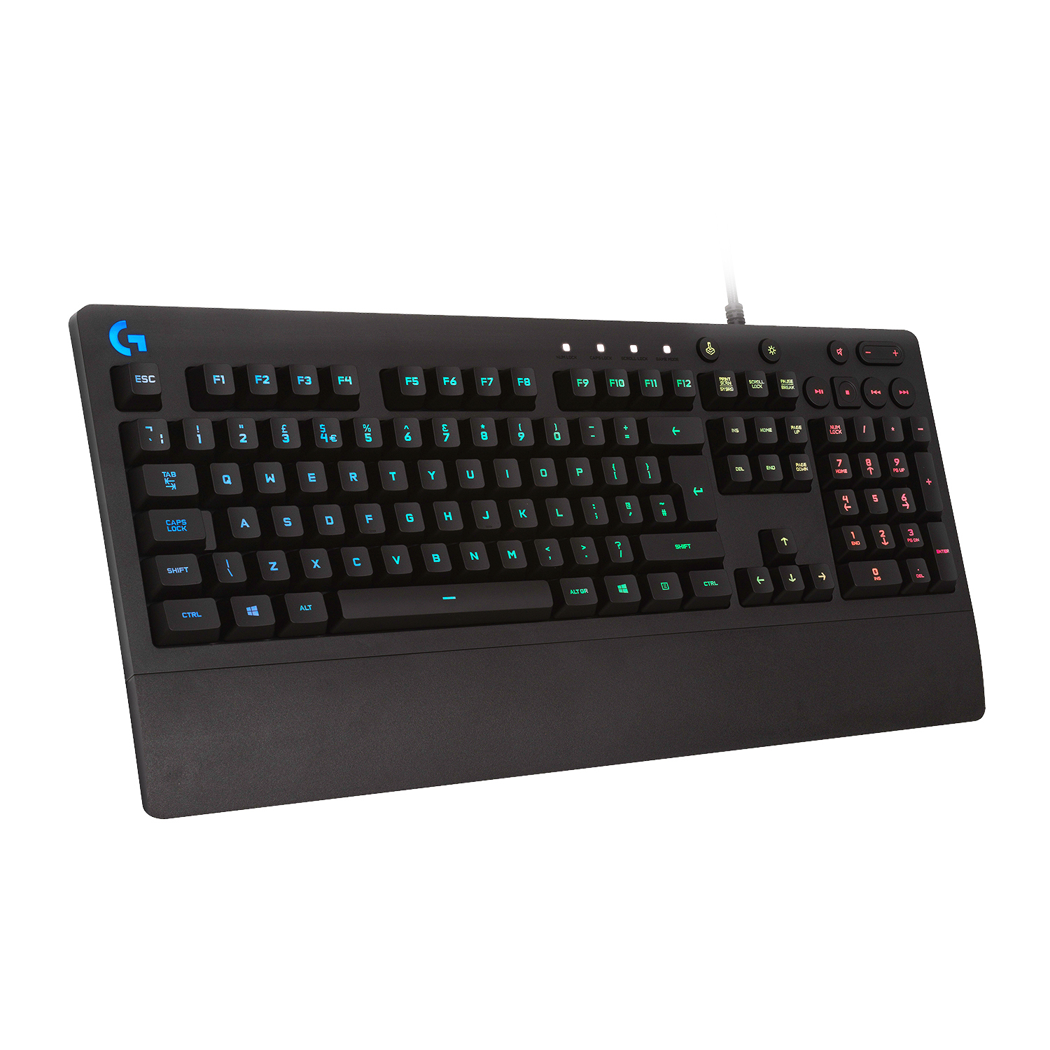 Logitech G 920-008089 tastiera Gaming USB QWERTZ Svizzere Nero