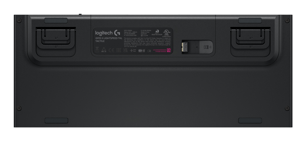 Logitech G G915 X Lightspeed tastiera Gaming USB + RF Wireless + Bluetooth QWERTZ Svizzere Nero