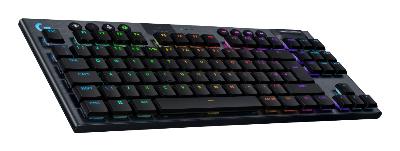 Logitech G G915 X LIGHTSPEED tastiera Gaming USB + RF Wireless + Bluetooth AZERTY Francese Nero