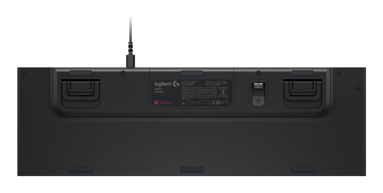 Logitech G G915 X tastiera Gaming USB QWERTY US International Nero