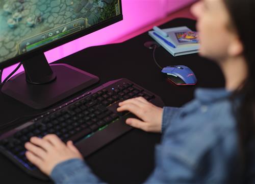 GAMING GXT 109 FELOX  MOUSE DA GAMING ILLUMINATO  -  BLU