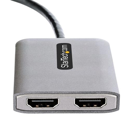 StarTech.com MST14CD122HD adattatore grafico USB 3840 x 2160 Pixel Nero, Grigio