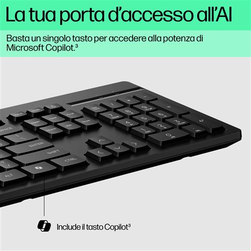 HP Mouse e tastiera 225 Wired