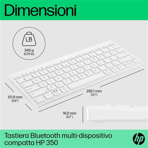 HP Tastiera Bluetooth multi-dispositivo compatta 350