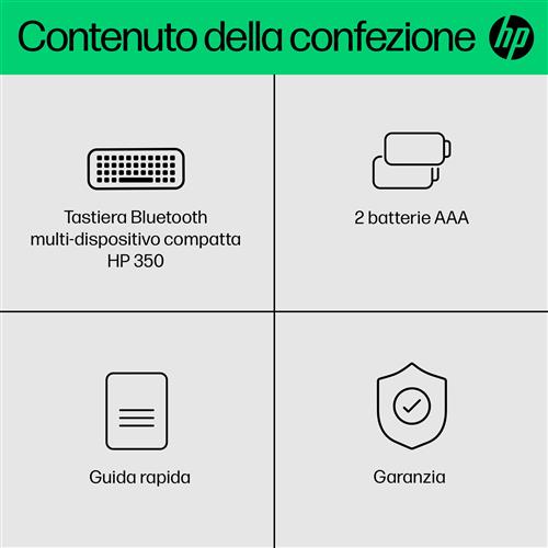 HP Tastiera Bluetooth multi-dispositivo compatta 350
