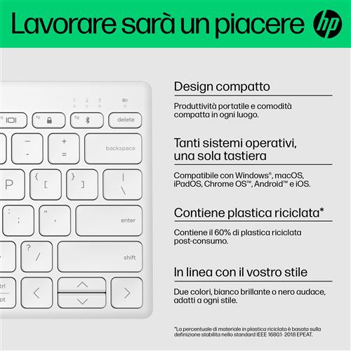 HP Tastiera Bluetooth multi-dispositivo compatta 350