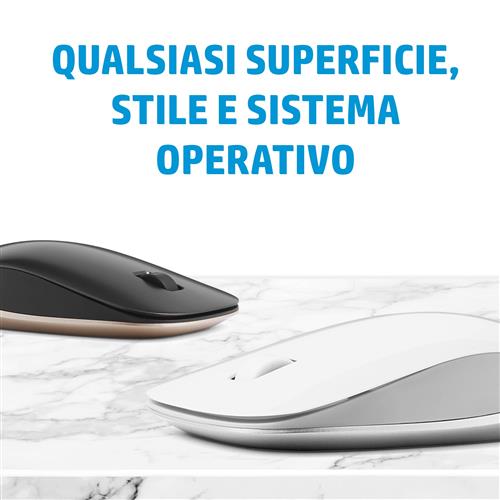HP 410 SLIM BLACK BLUETOOTH MOUSE - VIVALDI 2 - CHROME