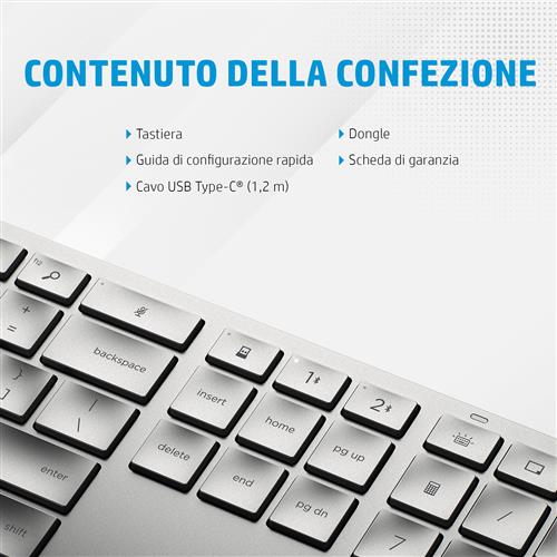 HP 970 PROGRAMMABLE WIRELESS KEYBOARD ITL - IVY