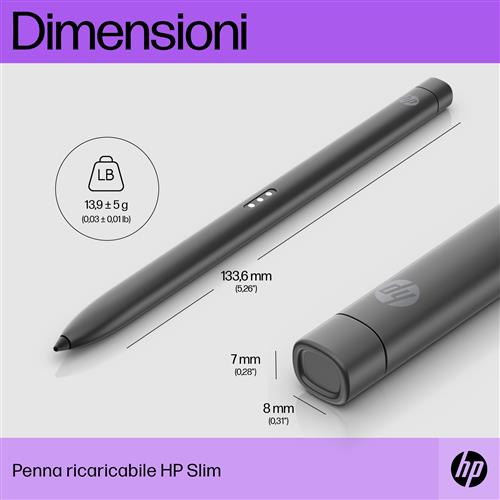 HP SLIM RECHBL PEN