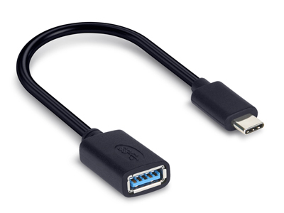 Hamlet XADTC-U2A-MF02 cavo USB USB 3.2 Gen 1 (3.1 Gen 1) 0,2 m USB A USB C Nero