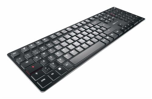 CHERRY KW X ULP tastiera Casa/ufficio USB + RF Wireless + Bluetooth QWERTZ Svizzere Nero