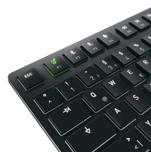 CHERRY KW X ULP tastiera Casa/ufficio USB + RF Wireless + Bluetooth QWERTZ Svizzere Nero