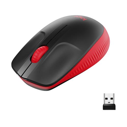 M190 FULL-SIZE WIRELESS MOUSE RED EMEA