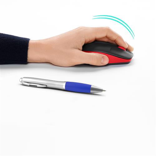 M190 FULL-SIZE WIRELESS MOUSE RED EMEA