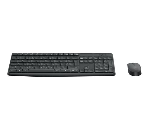 MK235 WIRELESS KEYBOARD / MOUSE GREY-CH-2.4GHZ-CENTRAL