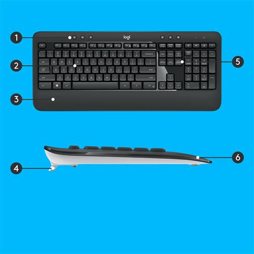 MK540 ADV WRLS KEYBOARD /MOUSE COMBO-N/A-CH-2.4GHZ-N/A-CNTRL