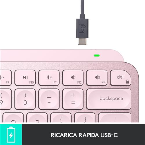 MX KEYS MINI WRLS ILLUMIN.KEYB ROSE - ITA - MEDITER
