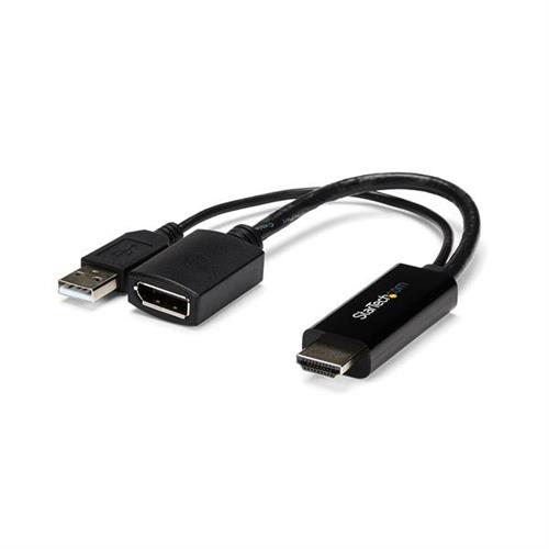 StarTech.com HD2DP cavo e adattatore video Nero