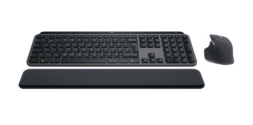 Logitech MX Keys S Combo tastiera Mouse incluso Ufficio Bluetooth Nordic Grafite