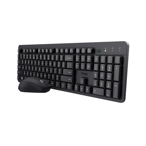 ODY II SILENT WIRELESS KEYBOARD AND MOUSE SET UK BLK