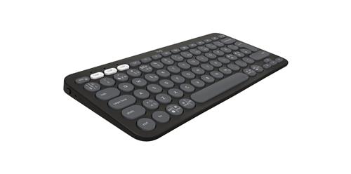 Logitech 920-012257 tastiera Mouse incluso Universale RF senza fili + Bluetooth QWERTY Nordic Grafite