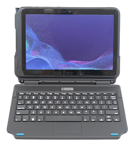 Gamber-Johnson 7160-1872-01 tastiera per dispositivo mobile QWERTY Inglese UK Pin Pogo Nero