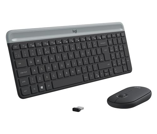 SLIM WRLS KEYBOARD MOUSE COMBO MK470 - GRAPHITE - CH - CENTRAL