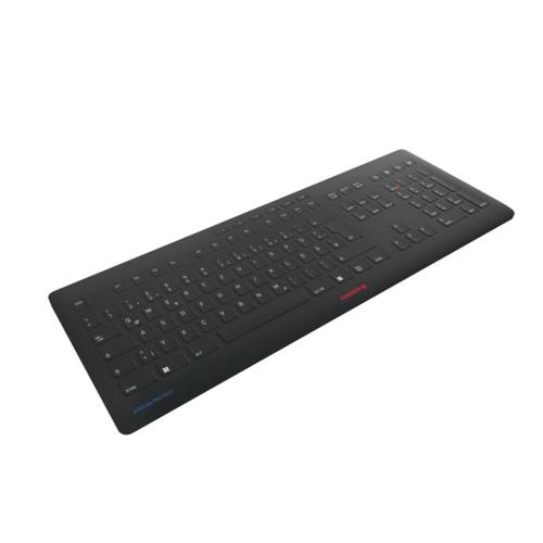 CHERRY Stream tastiera Universale Wireless a RF + USB QWERTY Inglese Nero