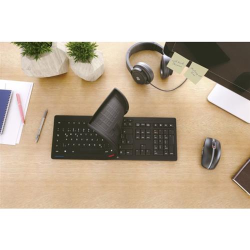 CHERRY Stream tastiera Universale Wireless a RF + USB QWERTY Inglese Nero