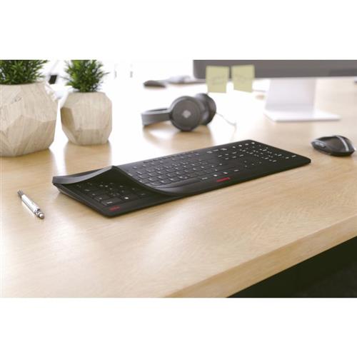 CHERRY Stream tastiera Universale Wireless a RF + USB QWERTY Inglese Nero
