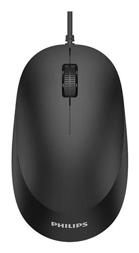 WIRED OPTICAL MOUSE 3 BUTTONS 1600DPI BLACK