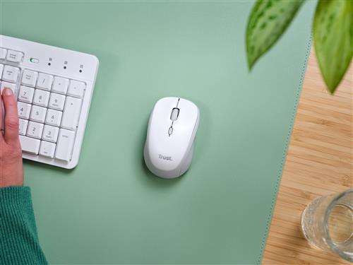 YVI+ MULTI-DEVICE WIRELESS MOUSE WHITE