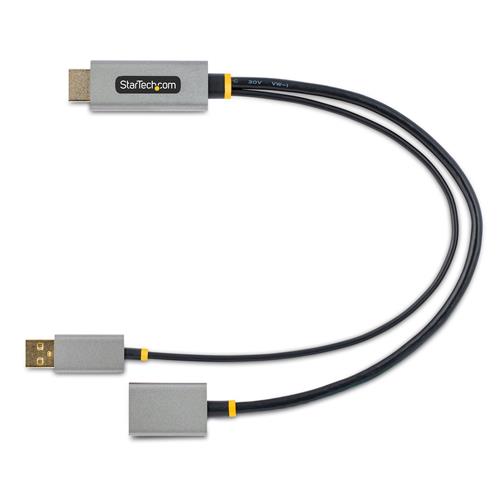 StarTech.com 128-HDMI-DISPLAYPORT cavo e adattatore video 0,3 m HDMI tipo A (Standard) Nero, Grigio