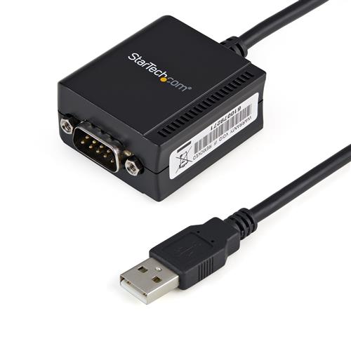 StarTech.com ICUSB2321F adattatore per inversione del genere dei cavi DB-9 USB 2.0 A Nero