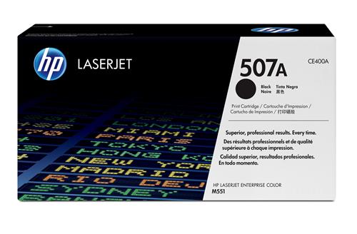 CE400A TONER CARTRIDGE 507A SCATOLA APERTA E DANNEGGIATA